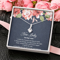 Load image into Gallery viewer, Gift for Expecting Mom, New Baby, Mom to Be Alluring Beauty Necklace For Women, Pregnancy Gift For New Mother
