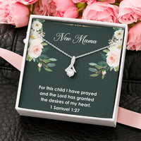 Load image into Gallery viewer, Necklace - For This Child I Have Prayed - Alluring Beauty | Perfect Gift for New Moms
