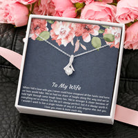 Load image into Gallery viewer, To My Wife, When I Fell In Love With You, Alluring Beauty Necklace For Women, Anniversary Birthday Gifts From Husband
