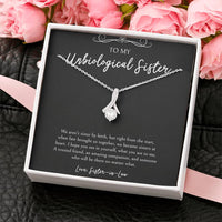 Load image into Gallery viewer, To My Unbiological Sister Gifts, A Trusted Friend, Alluring Beauty Necklace For Women, Birthday Present Idea From Sister-in-law
