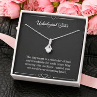 Load image into Gallery viewer, To My Unbiological Sister Gifts, Reminder of Love, Alluring Beauty Necklace For Women, Birthday Present Idea From Sister-in-law
