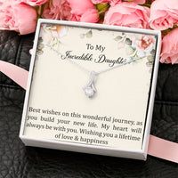 Load image into Gallery viewer, To My Bride Gifts, Best Wishes, Alluring Beauty Necklace For Women, Wedding Day Thank You Ideas From Mom
