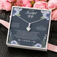 Load image into Gallery viewer, To My Wife, You Are More Than My Wife, Alluring Beauty Necklace For Women, Anniversary Birthday Gifts From Husband
