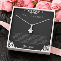 Load image into Gallery viewer, To My Daughter  Gifts, You Are My Greatest Gift, Alluring Beauty Necklace For Women, Birthday Present Idea From Dad
