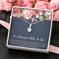 Load image into Gallery viewer, To My Mother-in-Law Gifts, My Bonus Mom, Alluring Beauty Necklace For Women, Birthday Mothers Day Present From Daughter-in-law

