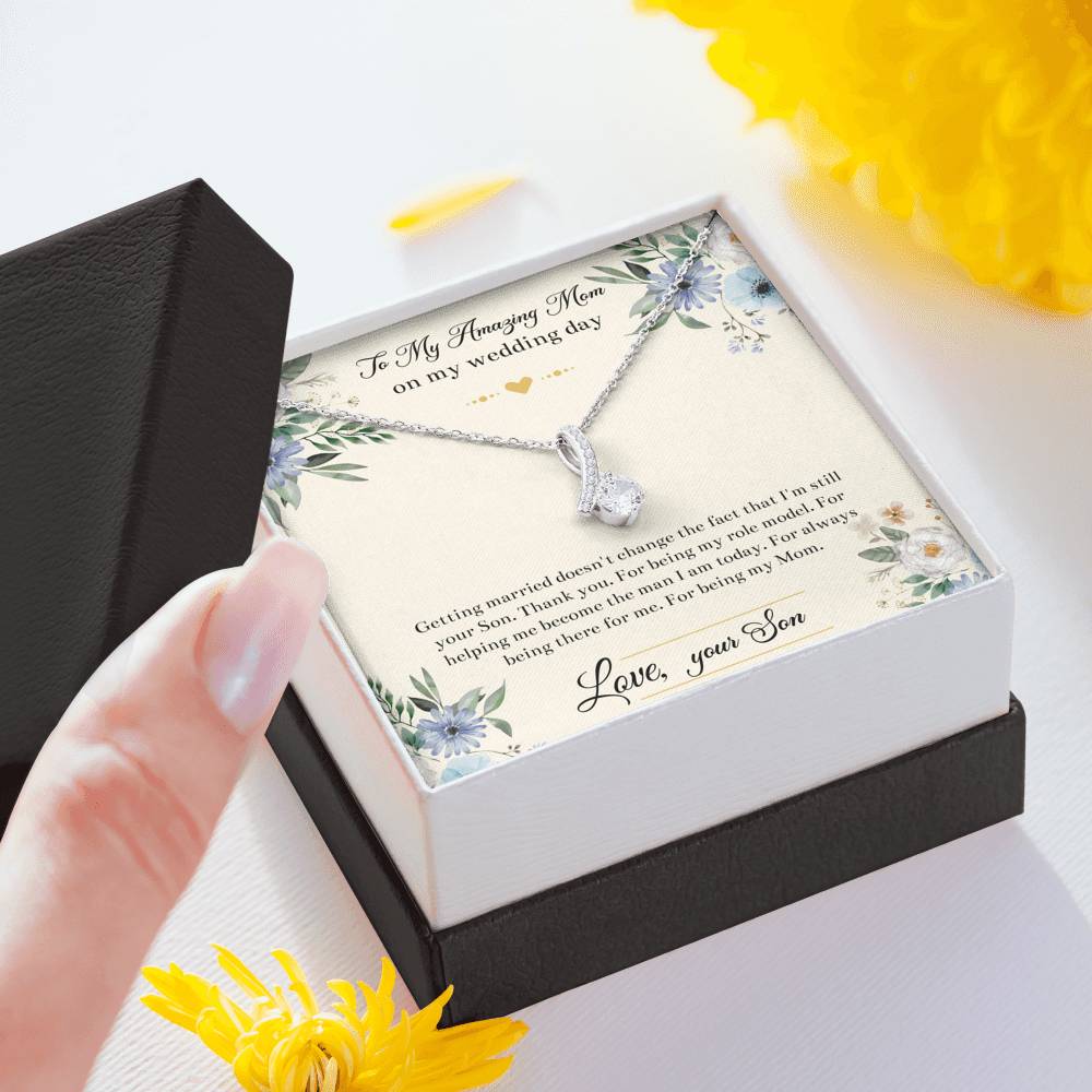 Mom Of The Groom Gifts, I'm Still Your Son, Alluring Beauty Necklace For Women, Wedding Day Thank You Ideas From Groom