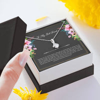 Load image into Gallery viewer, To My Best Friend Gifts, Friends Are Our Chosen Family, Alluring Beauty Necklace For Women, Birthday Present Idea From Bestie
