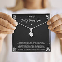 Load image into Gallery viewer, To My Bonus Mom Gifts, Thank You For Loving Me, Alluring Beauty Necklace For Women, Birthday Mothers Day Present From Bonus Daughter

