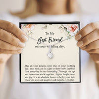 Load image into Gallery viewer, Bride Gifts, May All Your Dreams Come True, Alluring Beauty Necklace For Women, Wedding Day Thank You Ideas From Best Friend
