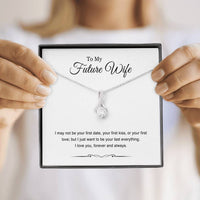 Load image into Gallery viewer, Wedding Bride Gifts from Groom, To My Future Wife, Alluring Beauty Necklace, Engagement Jewelry For Wife
