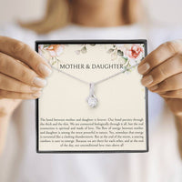 Load image into Gallery viewer, To My Daughter Gifts, Mother and Daughter Bond, Alluring Beauty Necklace For Women, Birthday Present Idea From Mom
