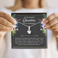 Load image into Gallery viewer, Grandmother of the Bride Gifts, I Am So Blessed, Alluring Beauty Necklace For Women, Wedding Day Thank You Ideas From Bride
