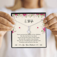 Load image into Gallery viewer, To My Wife, You Are My Everything, Alluring Beauty Necklace For Women, Anniversary Birthday Gifts From Husband
