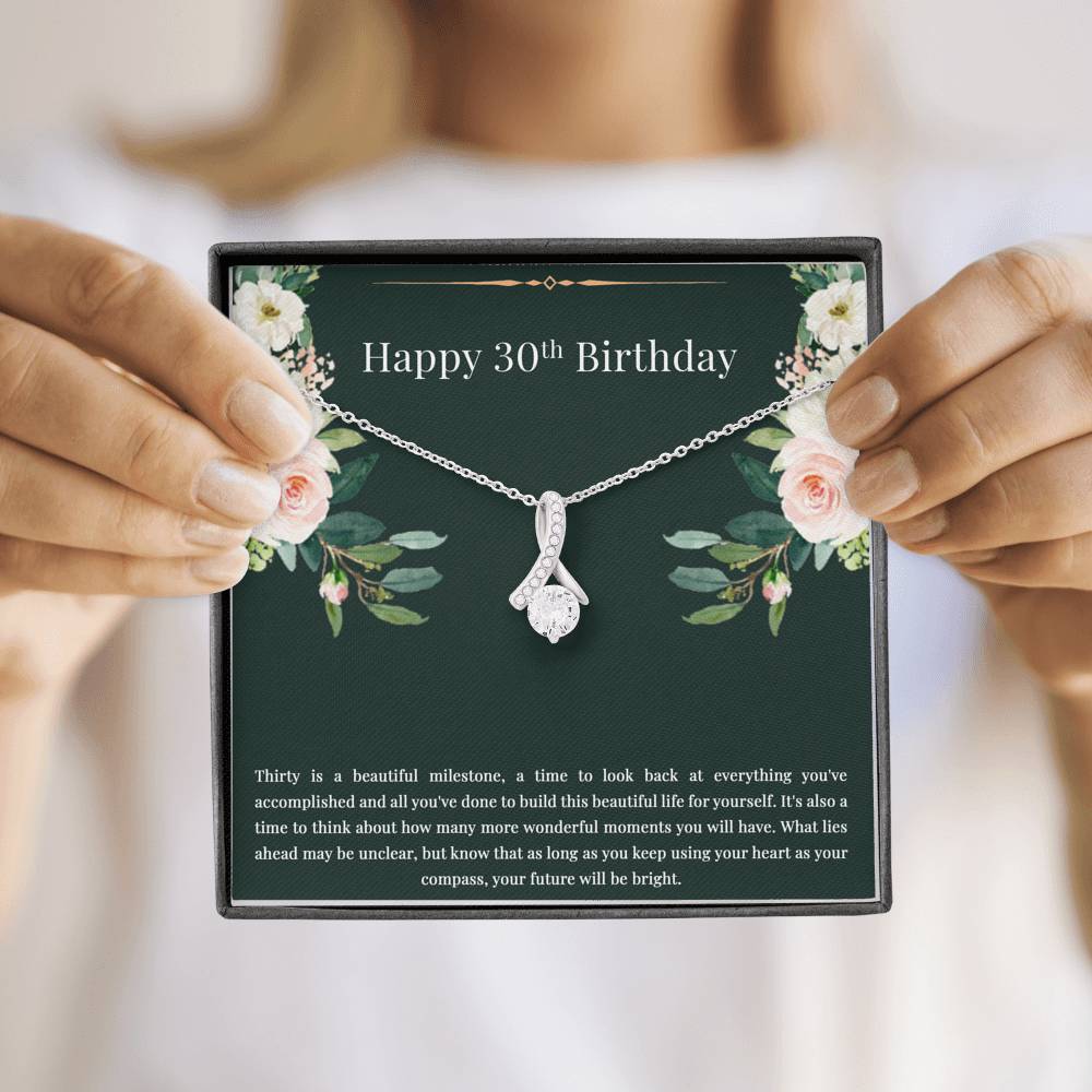 Daughter Alluring Beauty Necklace - Happy 30th Birthday | Milestone Gift
