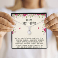 Load image into Gallery viewer, To My Best Friend Gifts, I Am So Blessed, Alluring Beauty Necklace For Women, Birthday Present Idea From Bestie
