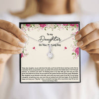 Load image into Gallery viewer, To My Bride Gifts, Enjoy Your Big Day, Alluring Beauty Necklace For Women, Wedding Day Thank You Ideas From Mom
