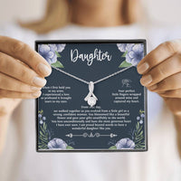Load image into Gallery viewer, To My Daughter Gifts, When I First Held You In My Arms, Alluring Beauty Necklace For Women, Birthday Present Ideas From Mom Dad
