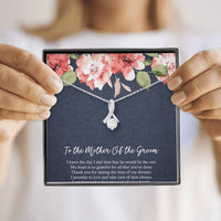 Load image into Gallery viewer, Mom Of The Groom Gifts, My Heart Is Grateful, Alluring Beauty Necklace For Women, Wedding Day Thank You Ideas From Bride
