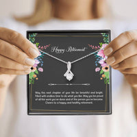 Load image into Gallery viewer, Retirement Gifts, Do What You Like, Happy Retirement Alluring Beauty Necklace For Women, Retirement Party Favor From Friends Coworkers
