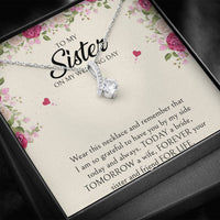 Load image into Gallery viewer, Sister of the Bride Gifts, I Am So Grateful To Have You, Alluring Beauty Necklace For Women, Wedding Day Thank You Ideas From Bride
