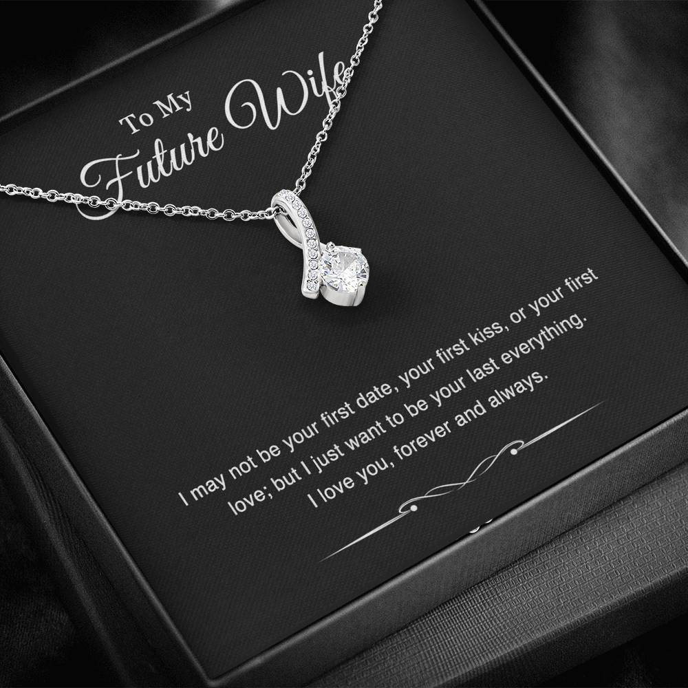 Wedding Bride Gifts from Groom, To My Future Wife, Alluring Beauty Necklace, Engagement Jewelry For Wife