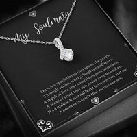 Load image into Gallery viewer, To My Soulmate, Our Special Bond Spans The Years, Alluring Beauty Necklace For Girlfriend, Anniversary Birthday Valentines Day Gifts From Boyfriend
