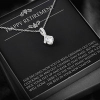 Load image into Gallery viewer, Retirement Gifts, Job Well Done, Happy Retirement Alluring Beauty Necklace For Women, Retirement Party Favor From Friends Coworkers
