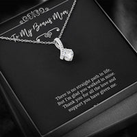 Load image into Gallery viewer, To My Bonus Mom Gifts, There Is No Straight Path In Life, Alluring Beauty Necklace For Women, Wedding Day Thank You Ideas From Bride
