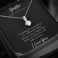 Load image into Gallery viewer, To My Friend Gifts, Because Of You, Alluring Beauty Necklace For Women, Birthday Present Idea From Bestie
