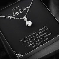Load image into Gallery viewer, To My Badass Sister Gifts, You Are Special To Me, Alluring Beauty Necklace For Women, Birthday Present Ideas From Sister Brother
