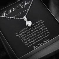 Load image into Gallery viewer, To My Aunt Gifts, Special Bond, Alluring Beauty Necklace For Women, Birthday Present Idea From Nephew
