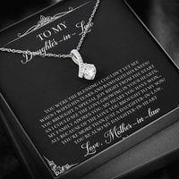 Load image into Gallery viewer, To My Daughter-in-law Gifts, The Blessing I Couldn&#39;t See, Alluring Beauty Necklace For Women, Birthday Present Idea From Mother-in-law
