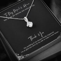 Load image into Gallery viewer, To My Maid Of Honor Gifts, I&#39;m Glad You&#39;re By My Side, Alluring Beauty Necklace For Women, Wedding Day Thank You Ideas From Bride
