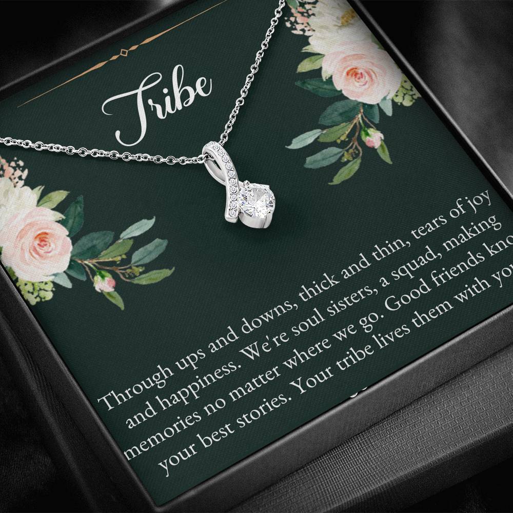 To My Best Friend Gifts, Tribe, Alluring Beauty Necklace For Women, Birthday Present Idea From Bestie