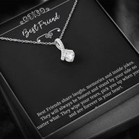 Load image into Gallery viewer, To My Friend Gifts, Forever In Your Heart, Alluring Beauty Necklace For Women, Birthday Present Idea From Bestie
