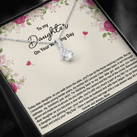Load image into Gallery viewer, To My Bride Gifts, Enjoy Your Big Day, Alluring Beauty Necklace For Women, Wedding Day Thank You Ideas From Mom
