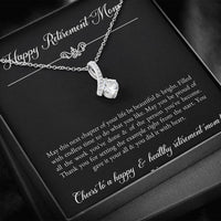 Load image into Gallery viewer, Mom Retirement Gifts, Next Chapter, Happy Retirement Alluring Beauty Necklace For Women, Retirement Party Favor From Daughter Son
