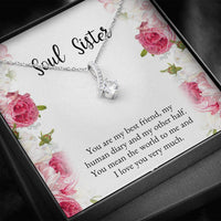 Load image into Gallery viewer, To My Best Friend Gifts, You Mean The World To Me, Alluring Beauty Necklace For Women, Birthday Present Idea From Bestie
