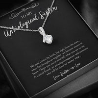 Load image into Gallery viewer, To My Unbiological Sister Gifts, A Trusted Friend, Alluring Beauty Necklace For Women, Birthday Present Idea From Sister-in-law
