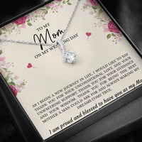 Load image into Gallery viewer, Mom of the Groom Gifts, I Am Proud And Blessed To Have You, Alluring Beauty Necklace For Women, Wedding Day Thank You Ideas From Groom
