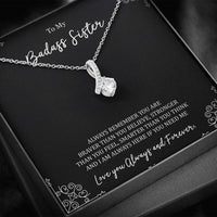 Load image into Gallery viewer, To My Badass Sister Gifts, Always Remember, Alluring Beauty Necklace For Women, Birthday Present Ideas From Sister Brother
