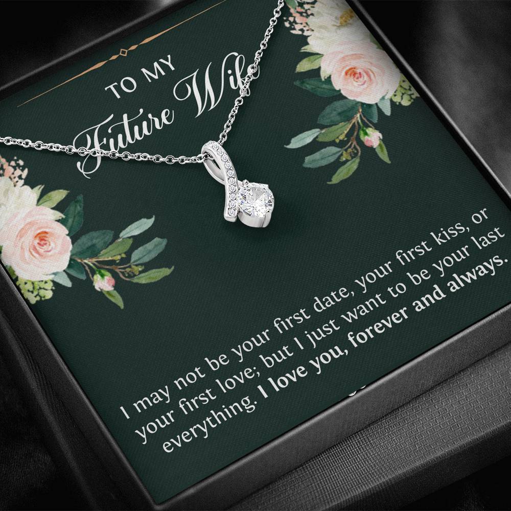 To My Bride Gifts, To My Future Wife, Alluring Beauty Necklace For Women, Wedding Day Engagement Thank You Ideas From Groom