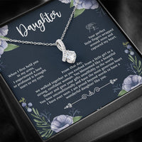 Load image into Gallery viewer, To My Daughter Gifts, When I First Held You In My Arms, Alluring Beauty Necklace For Women, Birthday Present Ideas From Mom Dad
