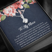 Load image into Gallery viewer, To My Niece  Gifts, I&#39;m So Thankful, Alluring Beauty Necklace For Women, Birthday Present Ideas From Aunt Uncle
