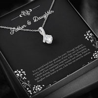 Load image into Gallery viewer, To My Daughter Gifts, Father and Daughter Bond, Alluring Beauty Necklace For Women, Birthday Present Idea From Dad
