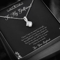 Load image into Gallery viewer, To My Girlfriend, You Are My Rock, Alluring Beauty Necklace For Women, Anniversary Birthday Valentines Day Gifts From Boyfriend
