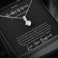 Load image into Gallery viewer, To My Girlfriend, I Love You, Alluring Beauty Necklace For Women, Anniversary Birthday Valentines Day Gifts From Boyfriend

