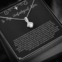 Load image into Gallery viewer, To My Unbiological Sister Gifts, My Soulmate, Alluring Beauty Necklace For Women, Birthday Present Idea From Sister-in-law
