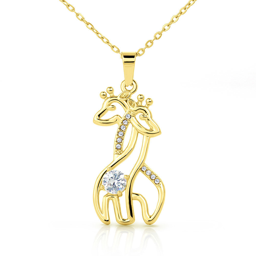 To My Granddaughter Gifts From Grandma, Someday When The Pages Of My Life End, Giraffe Necklace For Women, Birthday Present Idea From Grandmother