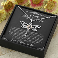 Load image into Gallery viewer, To My Daughter-in-law Gifts, The Blessing I Couldn&#39;t See, Dragonfly Necklace For Women, Birthday Present Idea From Mother-in-law
